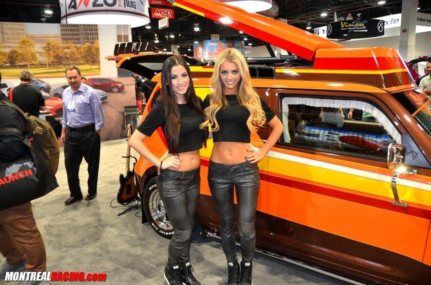 Стендистки Sema show