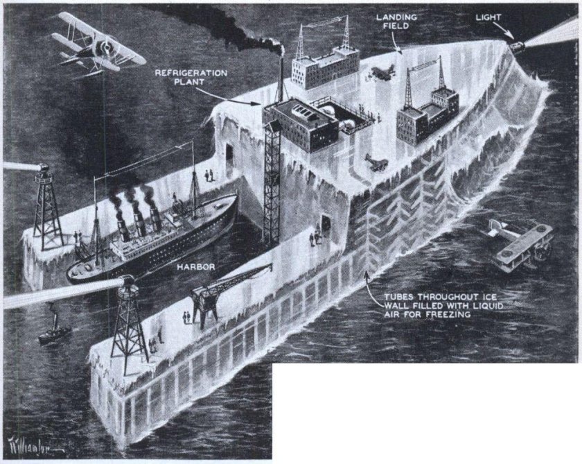 Проект Хабаккук авианосец