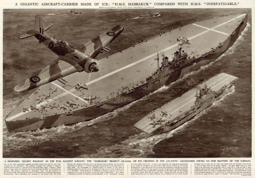 Ледяной авианосец хаббакук