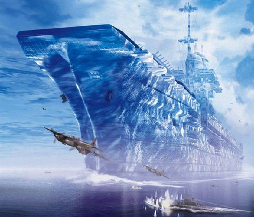 Ледяной авианосец Хаббакук