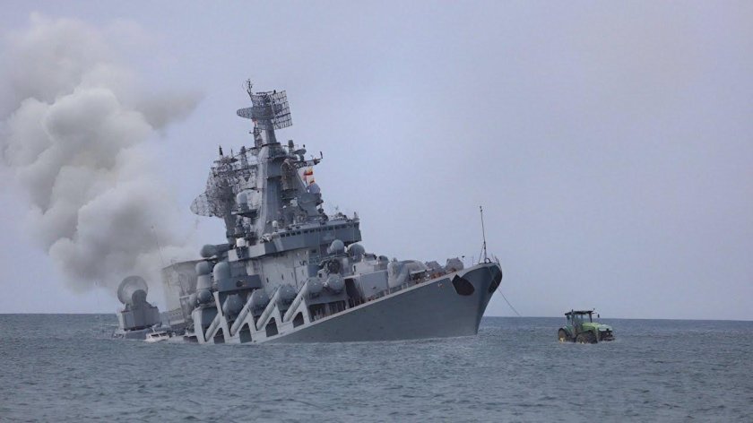 Карикатуры на крейсер Москва