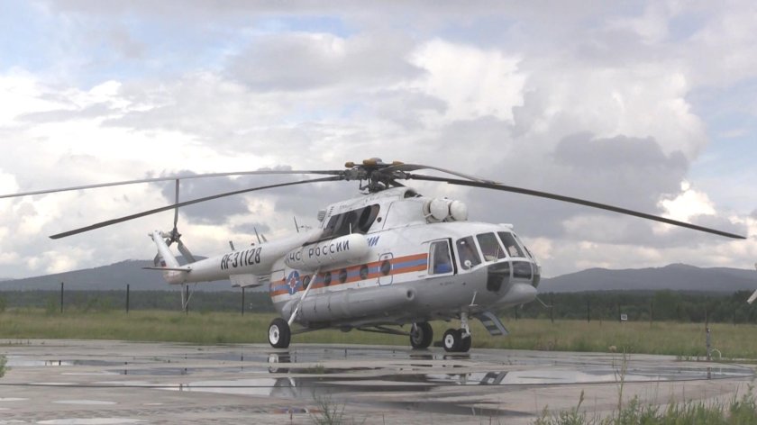Вертолет ми-8 МЧС России