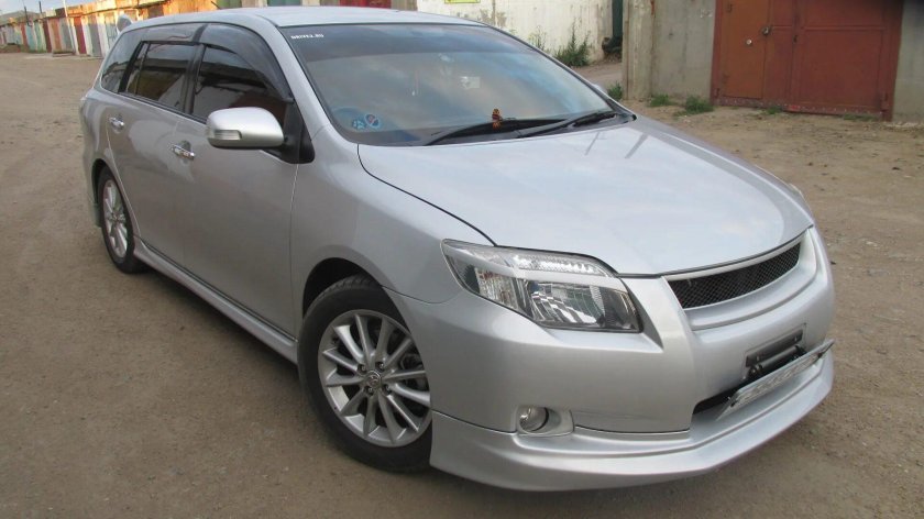 Тойота Филдер в обвесе