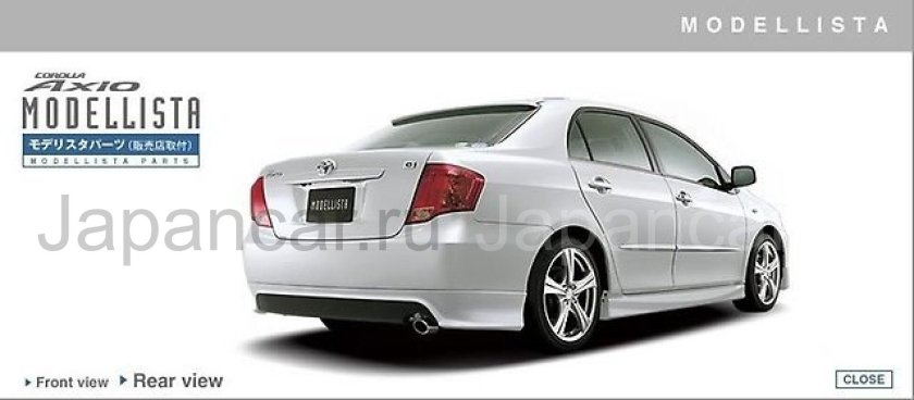 Toyota Fielder 141 накладки на спойлер