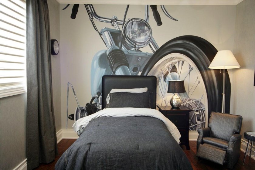 Спальня в байкерском стиле
