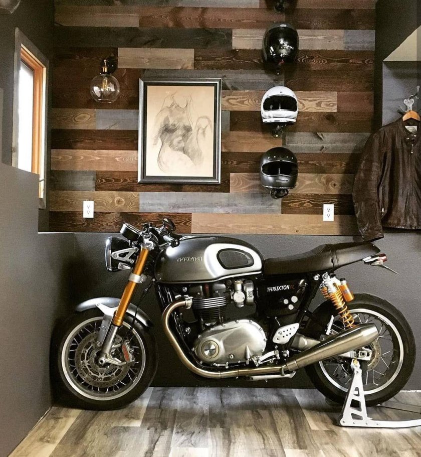 Стиль Харлей Дэвидсон в интерьере