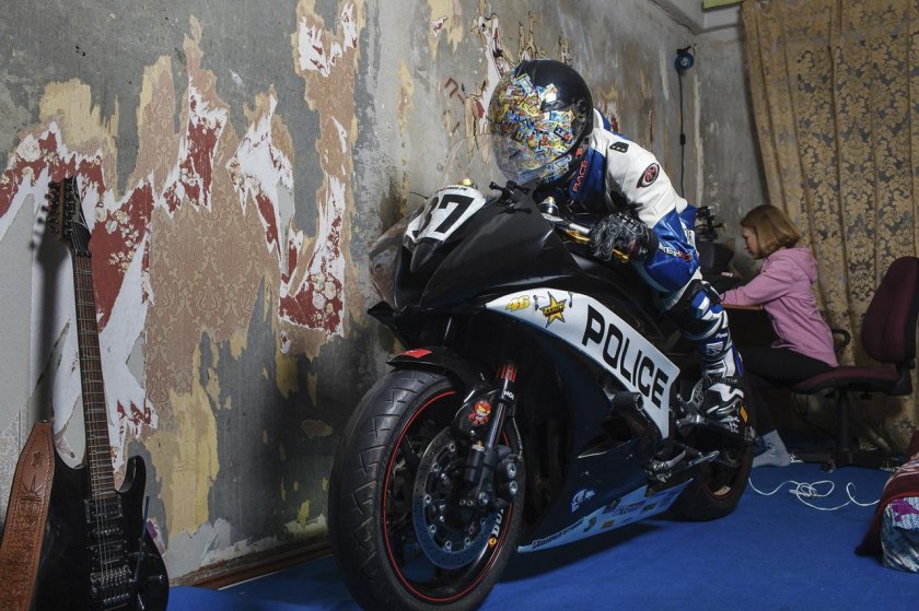 Мото в квартире