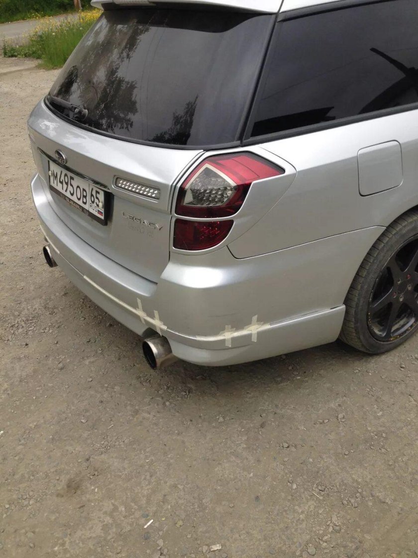 Спойлер Субару Легаси бп5