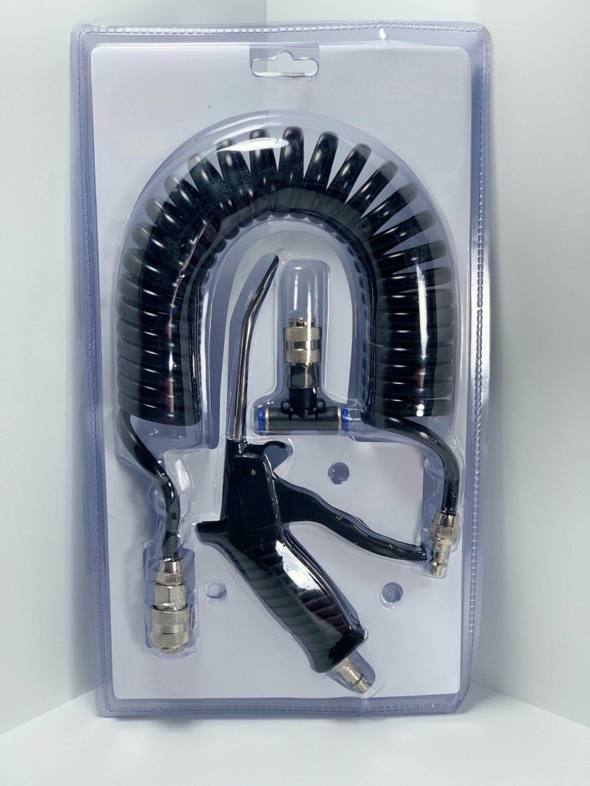 Продувочный пистолет + спиральный шланг 5 м ABAC 4116021481