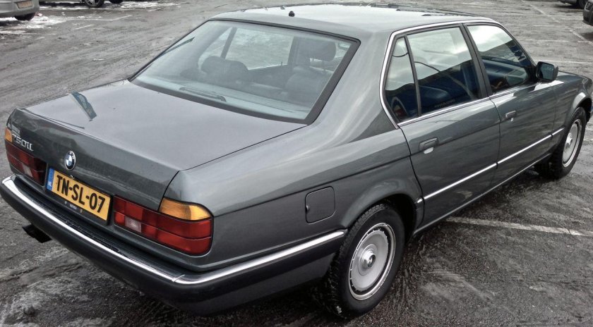 BMW e32 Granitsilber