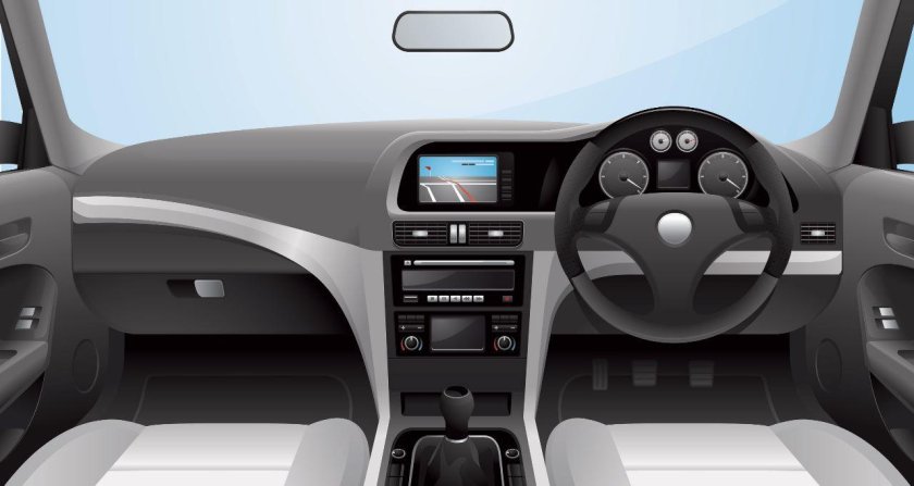 Передняя панель автомобиля