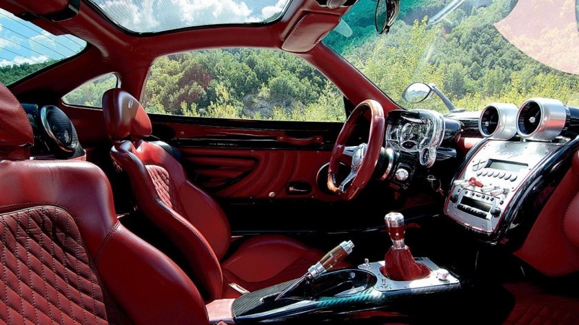 Pagani Zonda f Interior
