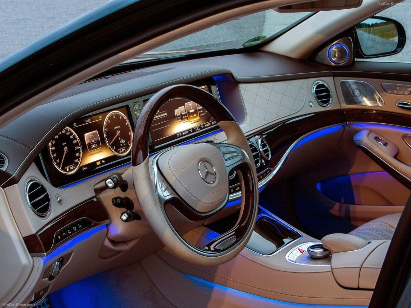 Mercedes Benz s class w222 салон