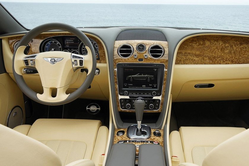 Бентли Континенталь 2012 салон