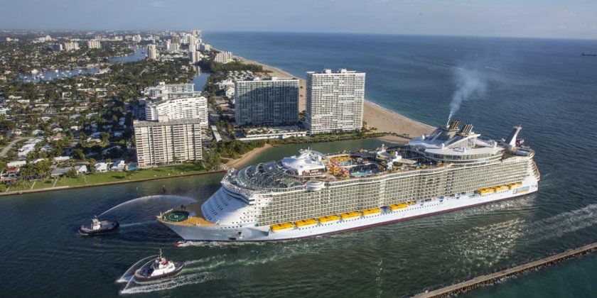 Оазис морей круизный лайнер