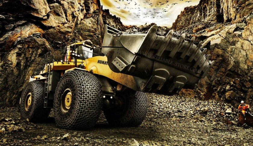 Карьерные погрузчики Коматсу