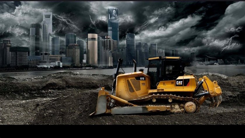 Дорожная техника катерпиллер