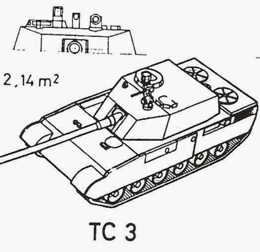 Леклерк танк чертеж