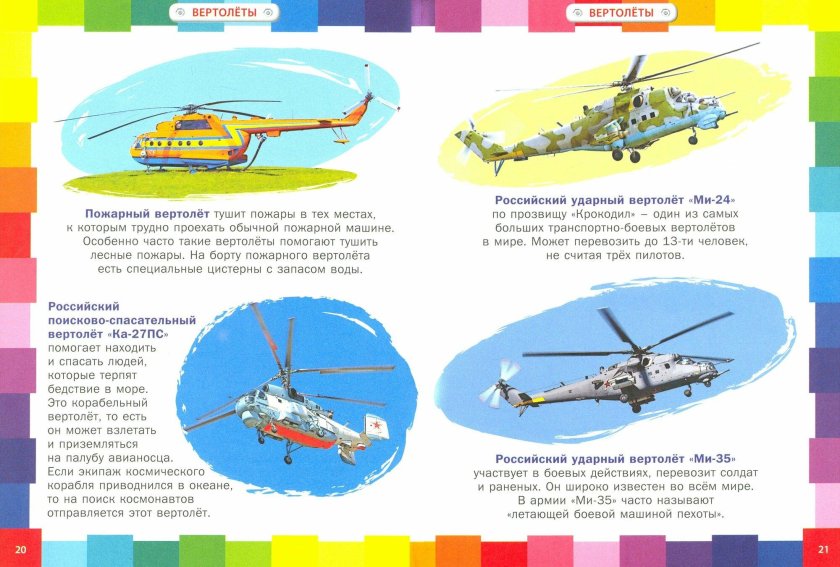 Части вертолета для детей