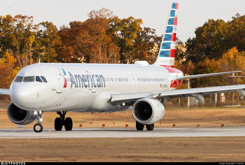 American airlines аэробус а321