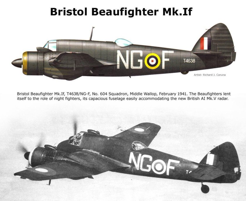 Бристоль Бофайтер самолет