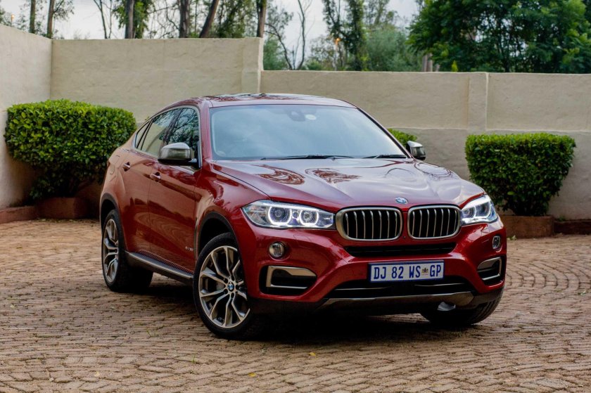 БМВ х6 красная