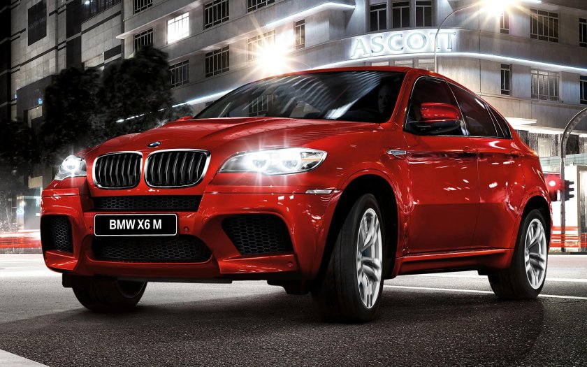BMW x6 e71 красный