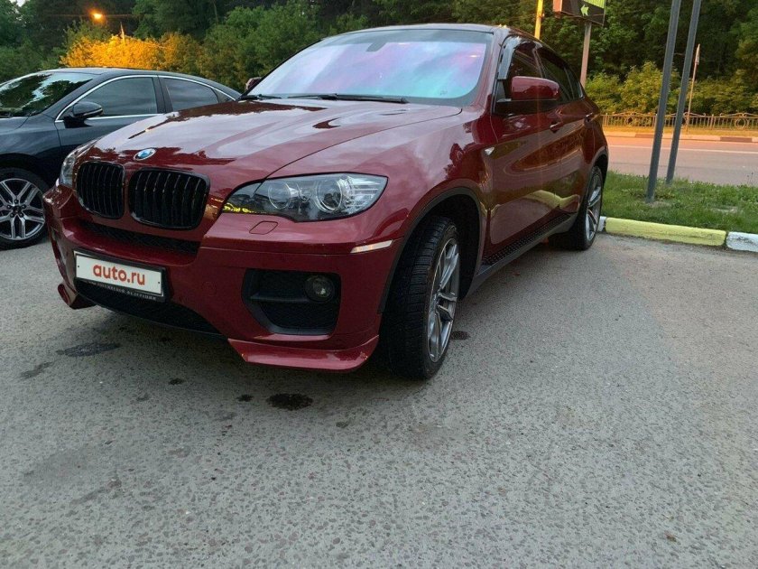 БМВ x6 вишня