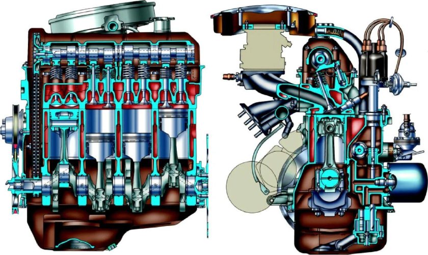 Двигатель внутреннего сгорания ВАЗ 2107
