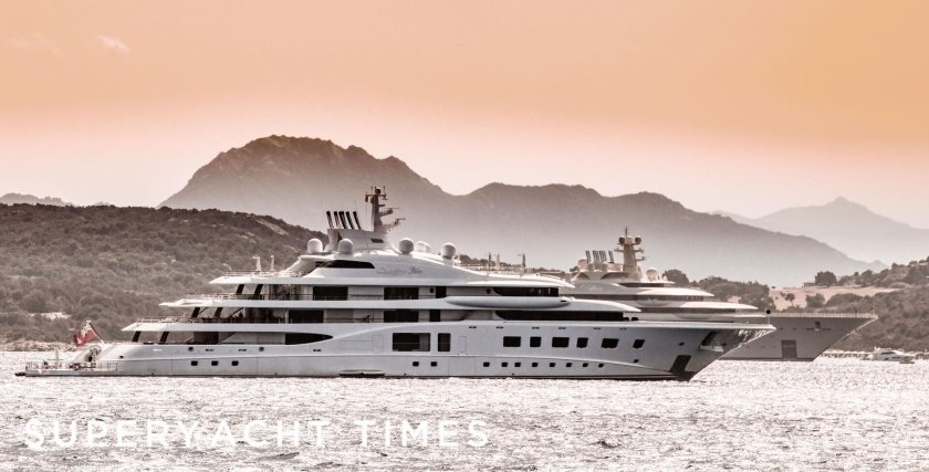 Dilbar яхта в Порто Cervo