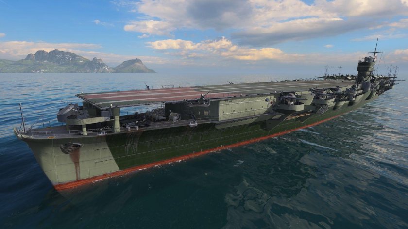 Японский авианосец Синано