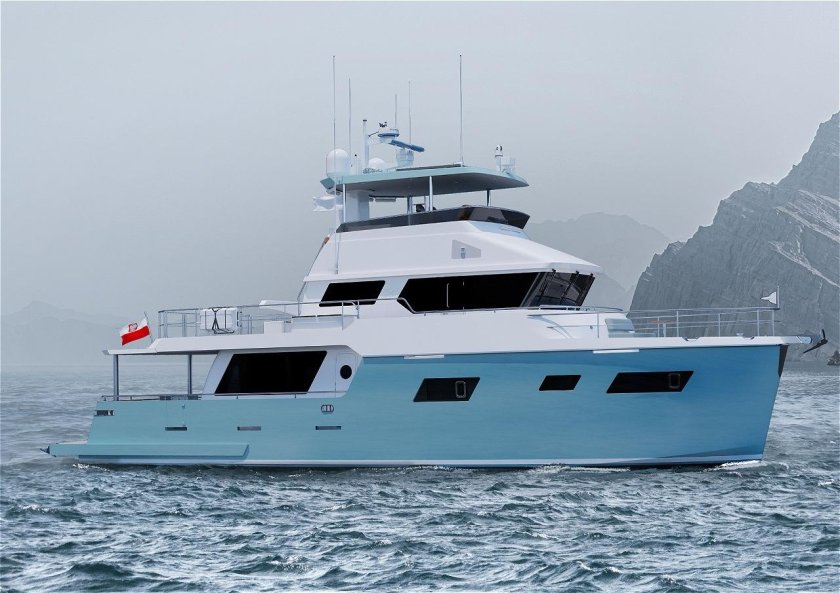 Моторная яхта bering 60