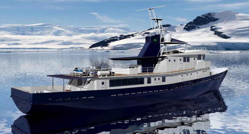 Яхта эксплорер ледового класса