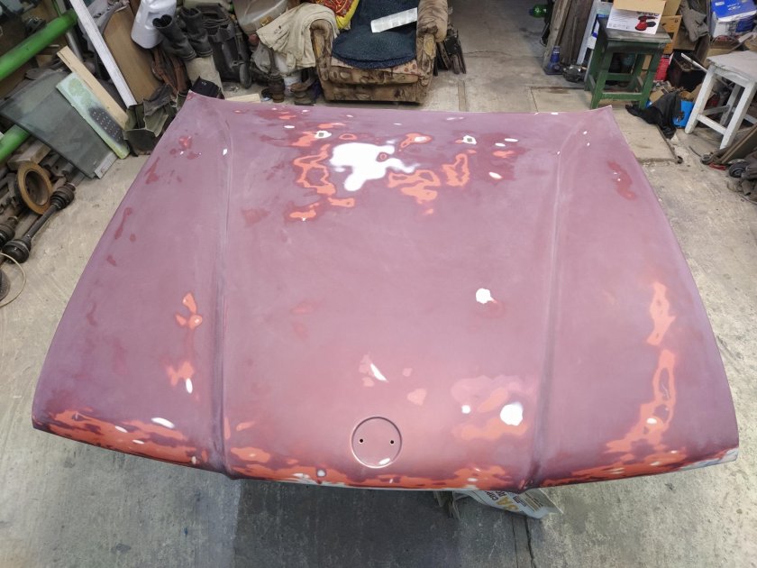 Покраска капота