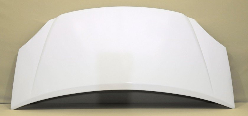 Капот на Газель 3302 пластик белый