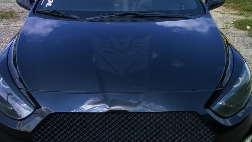 Жабры на капот Солярис 1