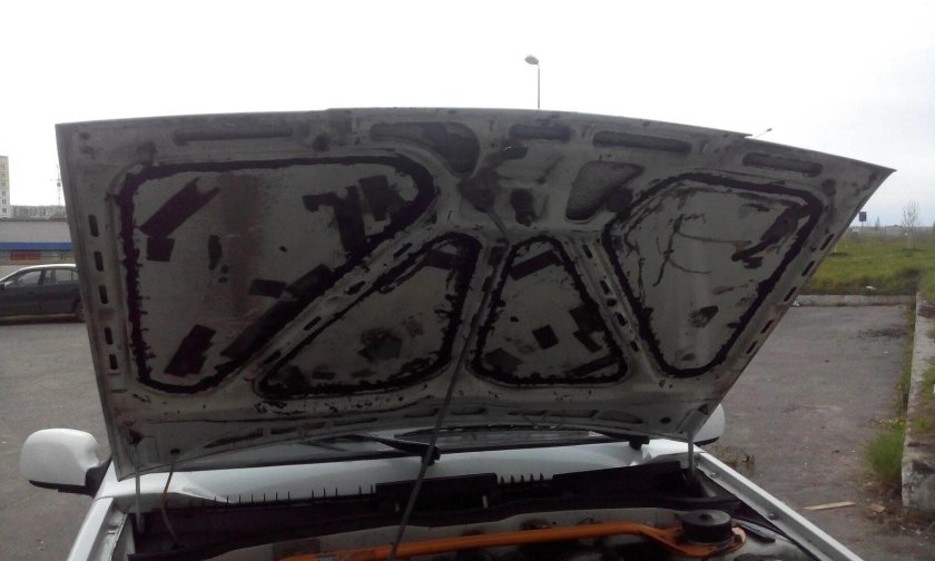 Шумоизоляция капота ваз 2114