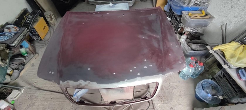 Капот в транспортировочном грунте