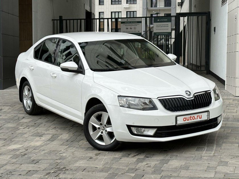 Skoda octavia 2013 — 2017 iii белый