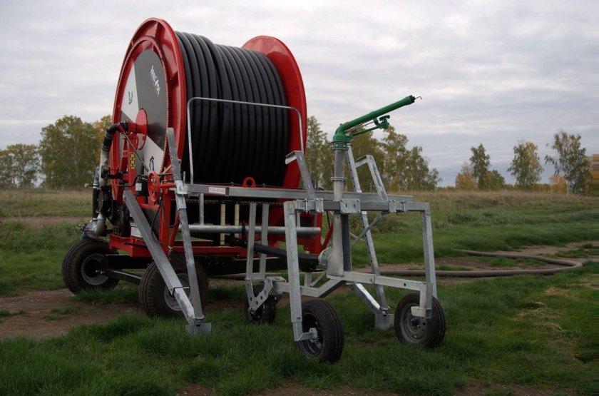 Дождевальная машина барабанного типа