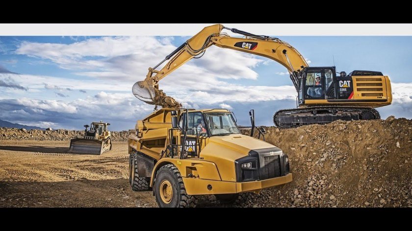 Катерпиллер экскаватор