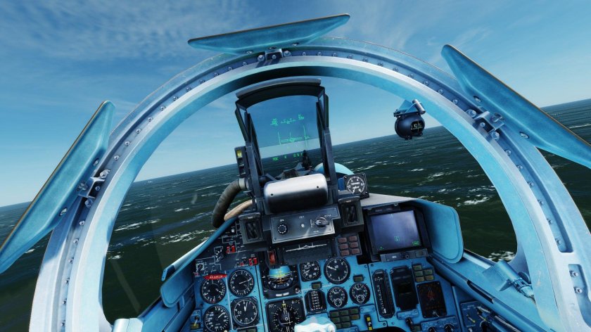 Кабина истребителя Су 34