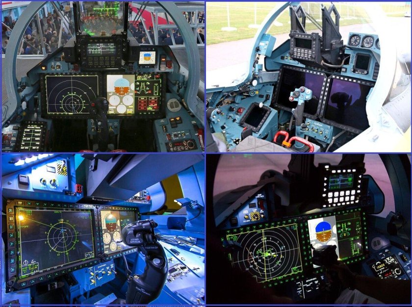 Су-35 кабина