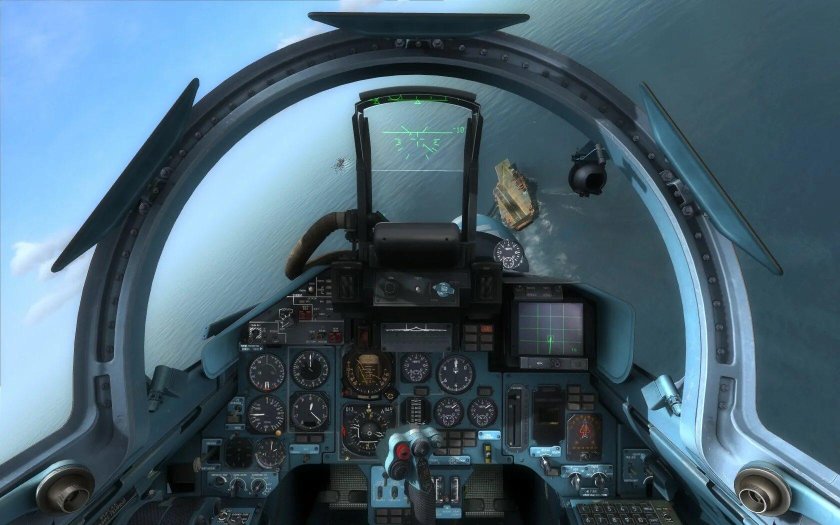 Су-35 кабина пилота