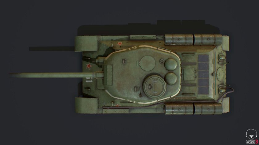 Танк т 34 85 вид сверху