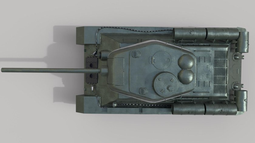 Т44 танк сверху