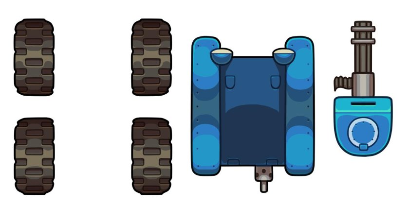 Танк 2д спрайт