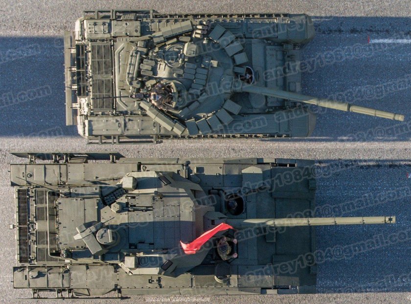 Т72б3 сверху