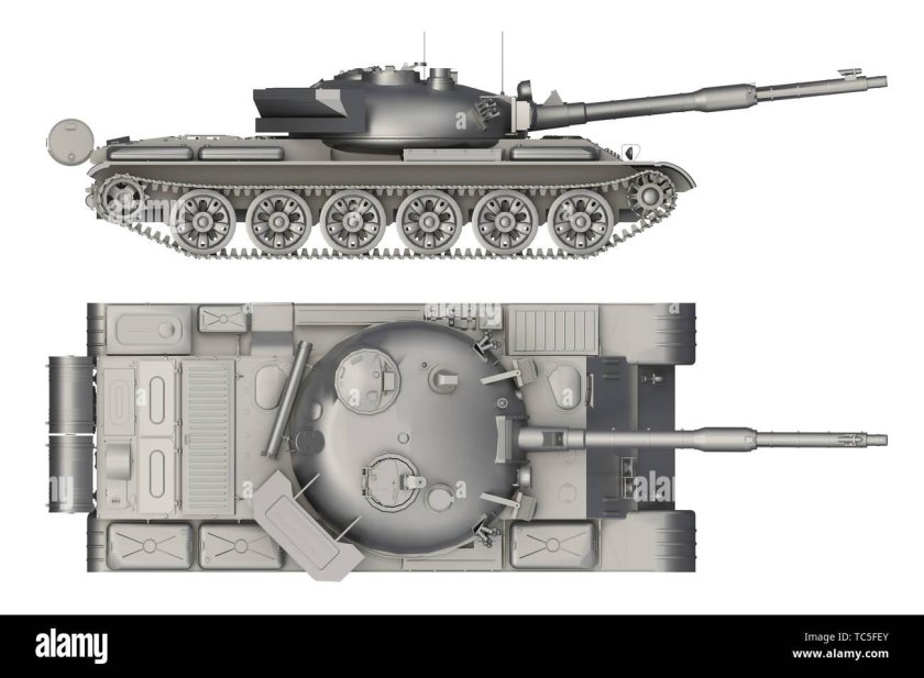 Вид танка сверху