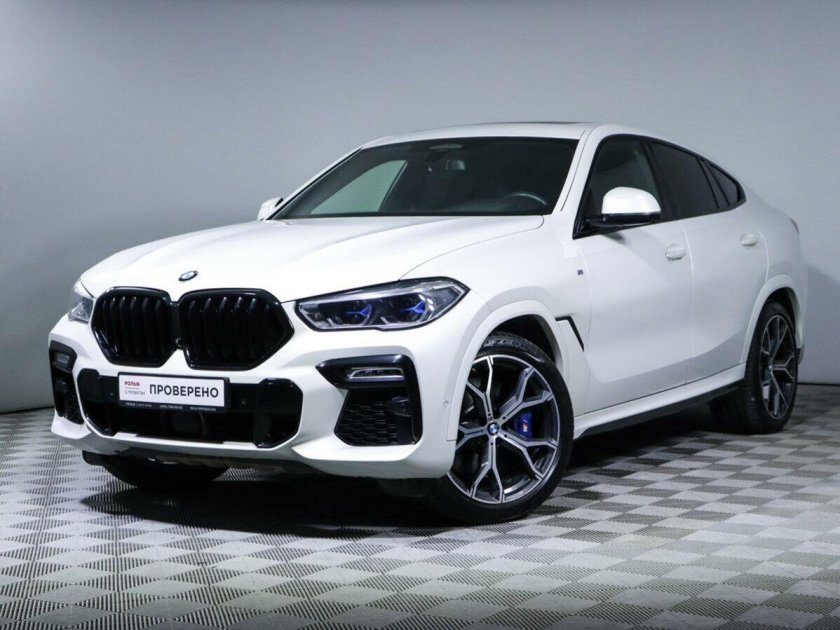Белая бмв х 6